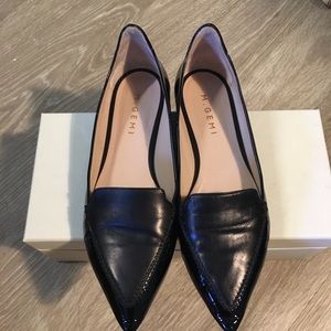 M. Gemi Stellato flats - Black two-tone patent